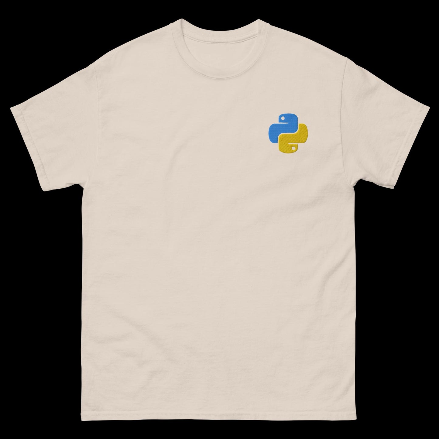 python_light_teeshirt_embroidered_colored