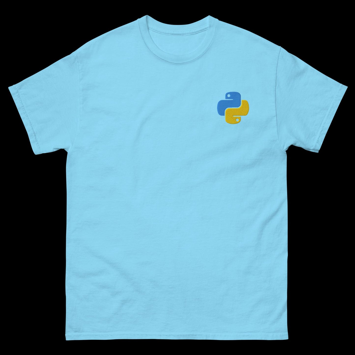 python_light_teeshirt_embroidered_colored